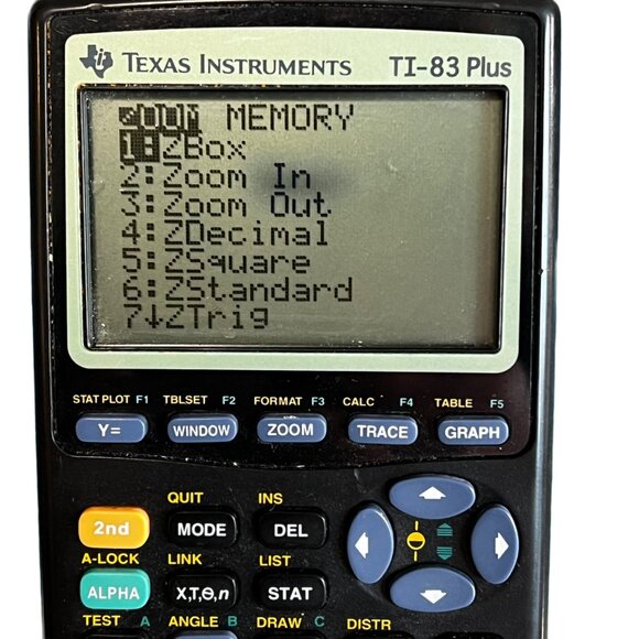 Graphing Calculator TI-83 Plus Texas Instruments Black - Picture 2 of 7